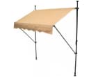 Apex Klemmmarkise mit Handkurbel Beige/Anthrazit Bild 3