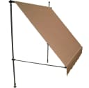 Apex Klemmmarkise mit Handkurbel Beige/Anthrazit Bild 5