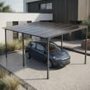 Apex Terrassendach 3x4,5m mit Hardtop-Dach und getönten Doppelstegplatten Bild 4