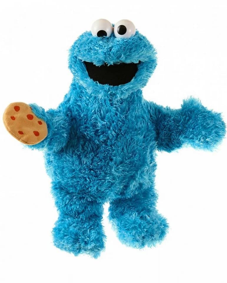 Horror-Shop Krümmelmonster Handspielpuppe 34 cm