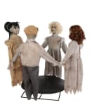 Horror-Shop Animatronic Ringel Ringel Reihe Dekoobjekt Beige/Grau mit Sound Bild 2