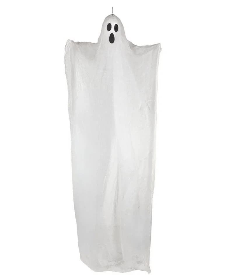 Horror-Shop Halloween Geist Hängefigur Weiß/Schwarz 215 cm - Bild 2