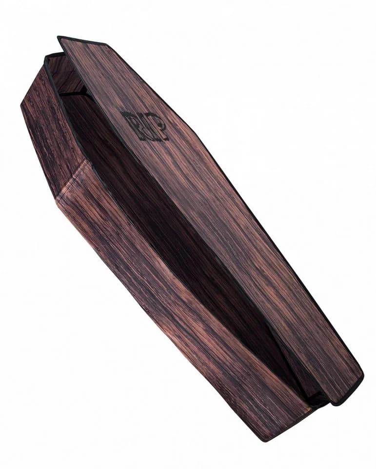 Horror-Shop Faltbarer Stoffsarg Braun 150 cm Halloween Deko - Bild 2
