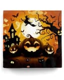 Horror-Shop Papierserviette Happy Halloween 12 St. Orange/Schwarz Bild 2