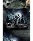 Horror-Shop Papierserviette Zombie Friedhof Grau/Schwarz/Weiß Bild 1