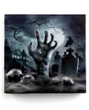 Horror-Shop Papierserviette Zombie Friedhof Grau/Schwarz/Weiß Bild 2