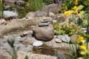 Aquagart Steinfolie Sandfarben Teichrand Bachlauf Bild 5