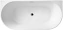 WELLTIME Badewanne Alvor Weiß Freistehend Acryl Oval Bild 2
