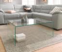 Paroli Couchtisch aus Klarglas Modern Transparent Bild 2