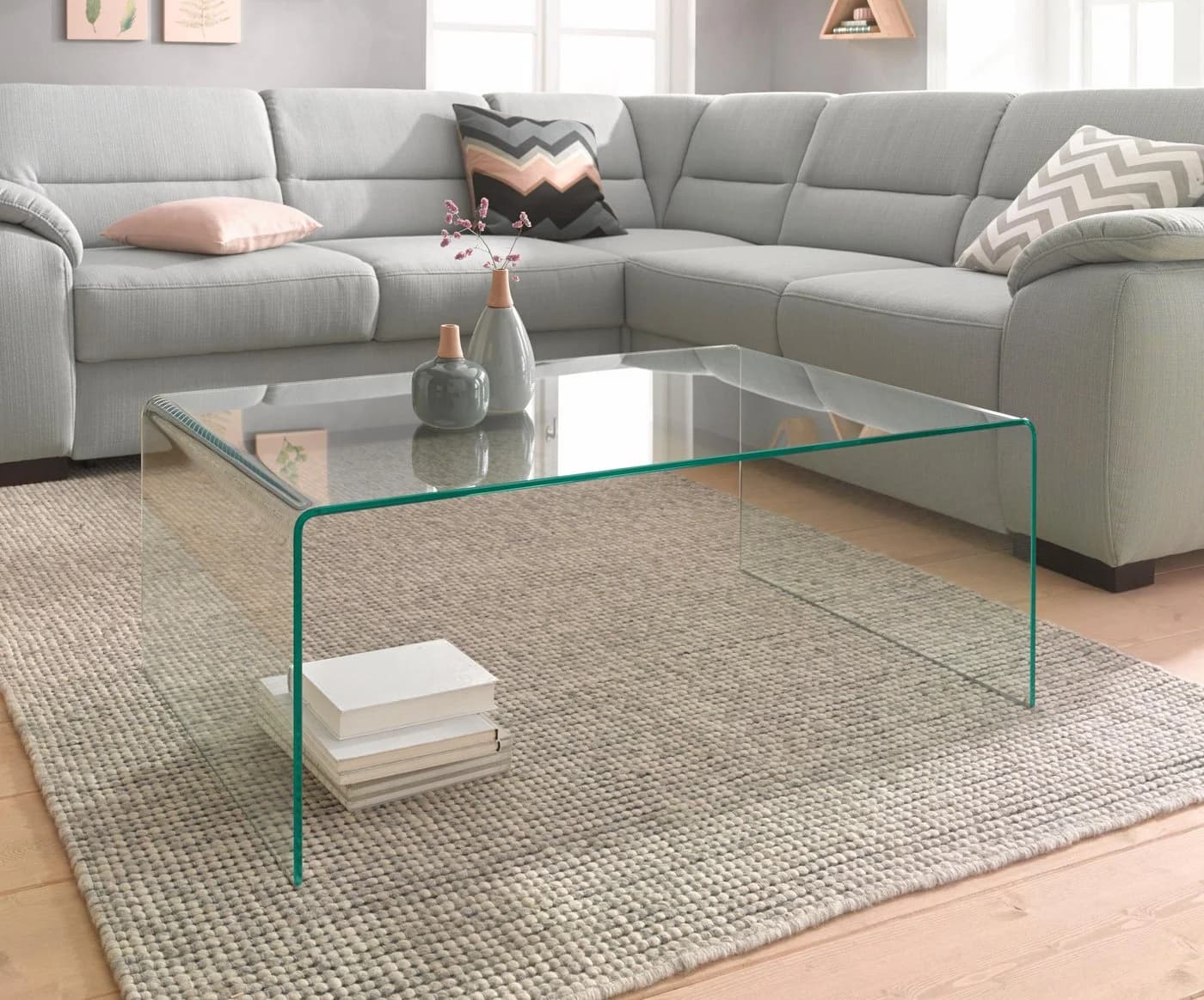 Paroli Couchtisch aus Klarglas Modern Transparent - Bild 2