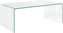 Paroli Couchtisch aus Klarglas Modern Transparent Bild 3