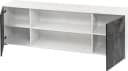 Paroli Lowboard Susa Weiß/Schiefer Modern Push-to-Open Bild 3