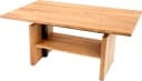 Couchtisch PAROLI Eiche Massivholz mit Ablage Bild 2