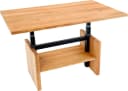 Couchtisch PAROLI Eiche Massivholz mit Ablage Bild 3