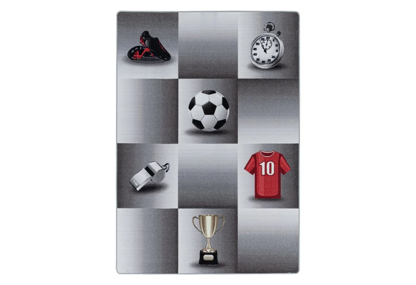 Teppium Kinderteppich Fußball-Design Rechteckig 7 mm - Bild 2