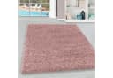 Teppium Teppich Unicolor Einfarbig Rosa Modern Flauschig Weiche Bild 1