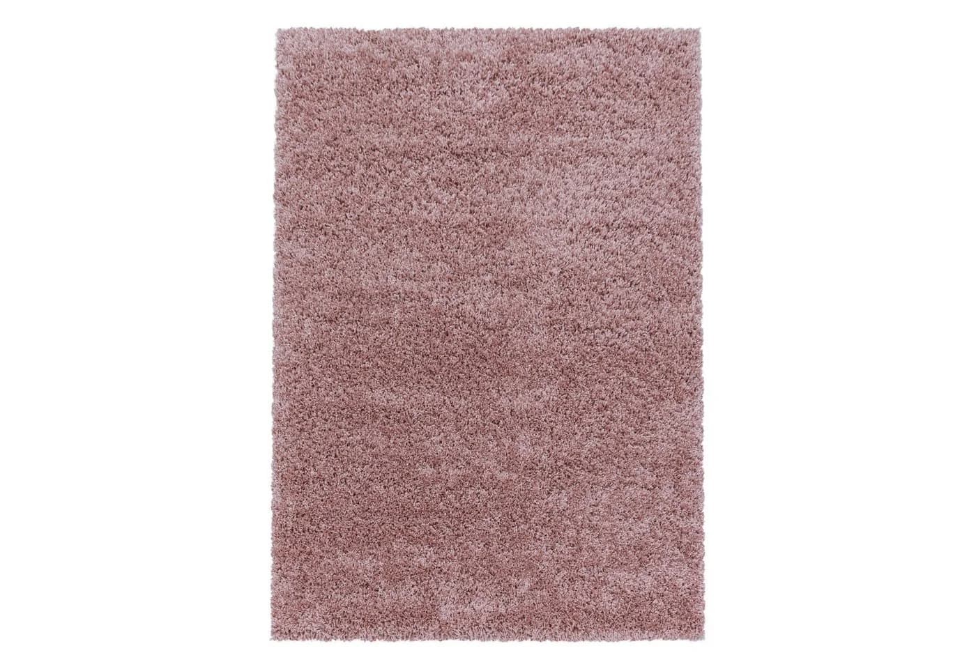 Teppium Teppich Unicolor Einfarbig Rosa Modern Flauschig Weiche - Bild 2