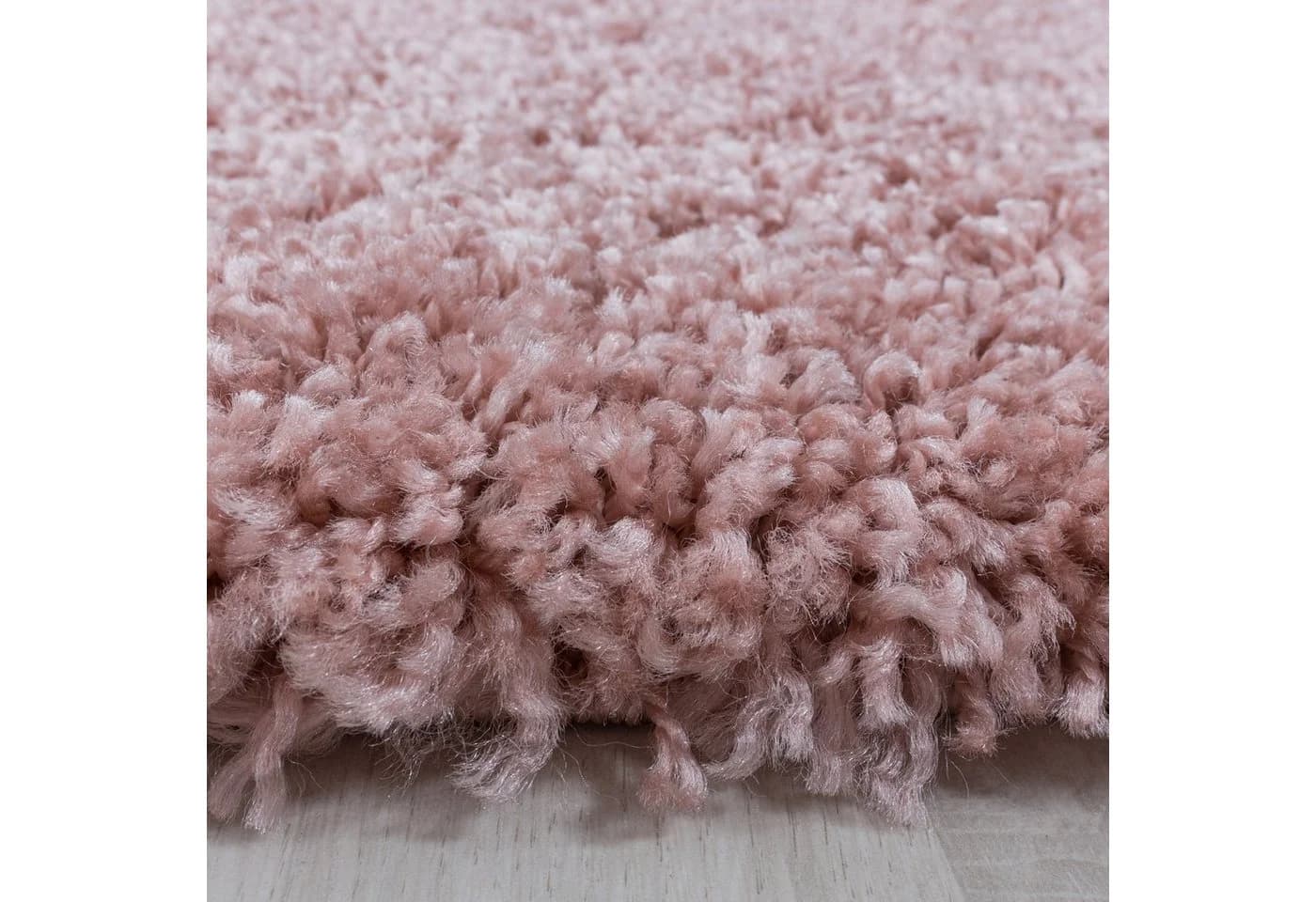 Teppium Teppich Unicolor Einfarbig Rosa Modern Flauschig Weiche - Bild 5