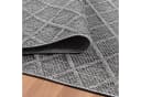 Teppium In & Outdoor Teppich Grau Rauten Design 8 mm Florhöhe Bild 5