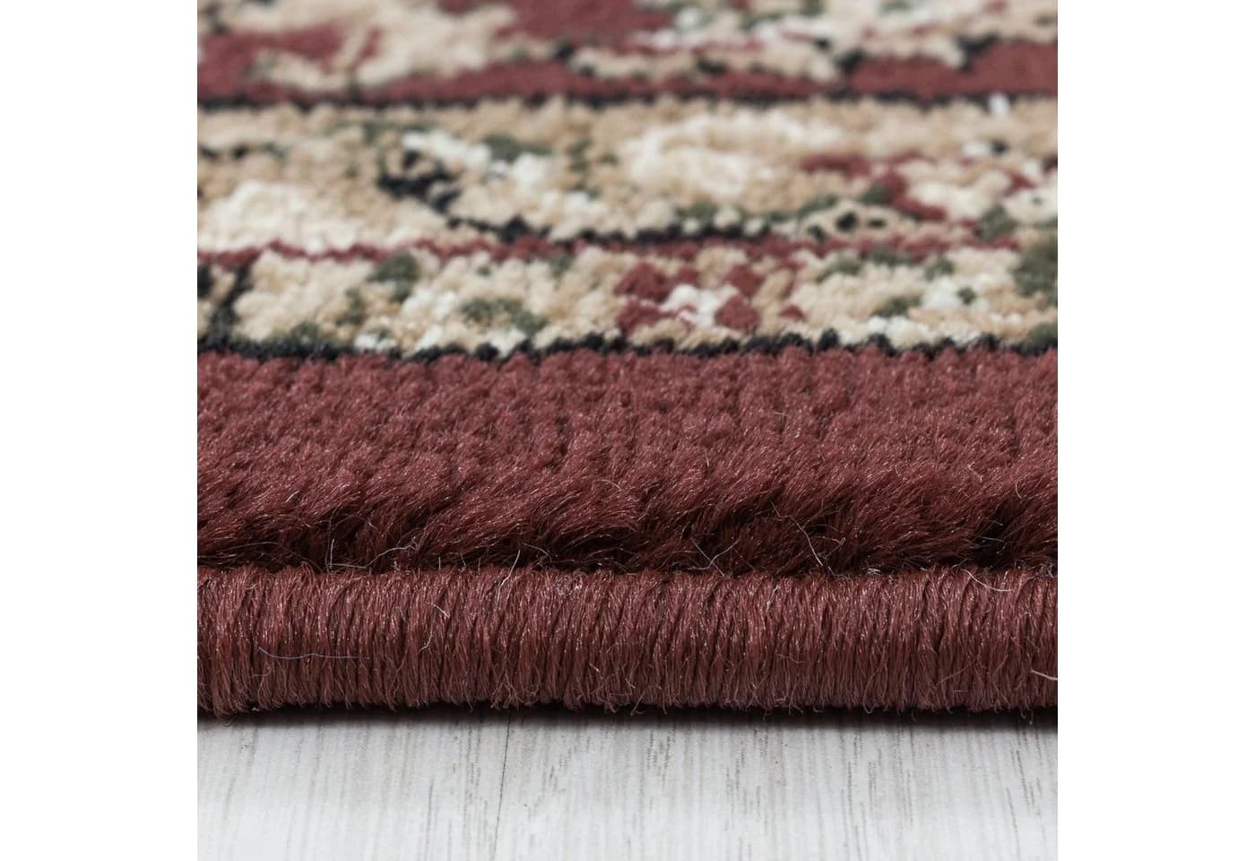 Teppium Orientalisch Design Teppich Beige Polypropylen Kurzflor - Bild 4