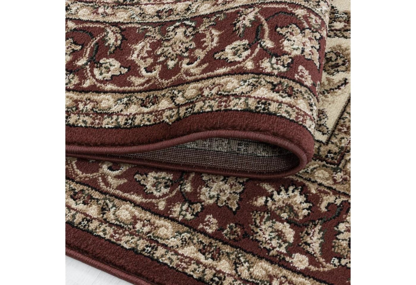 Teppium Orientalisch Design Teppich Beige Polypropylen Kurzflor - Bild 5