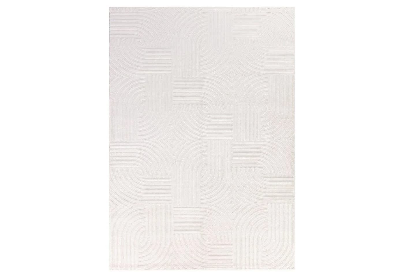 Teppium Teppich Skandinavisches Boho Muster Rechteckig Beige Grau - Bild 2