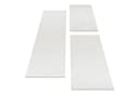 Teppium 3-teiliges Teppich-Set Creme Hochflor Bettumrandung Bild 1