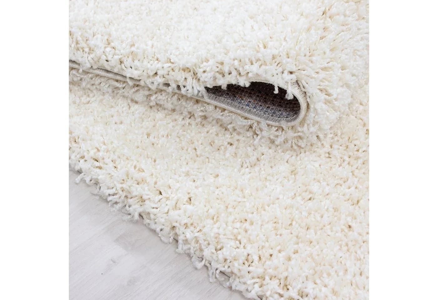 Teppium 3-teiliges Teppich-Set Creme Hochflor Bettumrandung - Bild 4