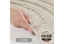 Teppium Hochflor-Teppich Boho-Design Rund Beige Bild 4