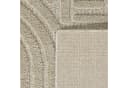 Teppium Hochflor-Teppich Boho-Design Rund Beige Bild 5
