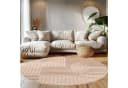 Teppium Hochflor-Teppich Boho-Design Rund 20 mm Bild 2