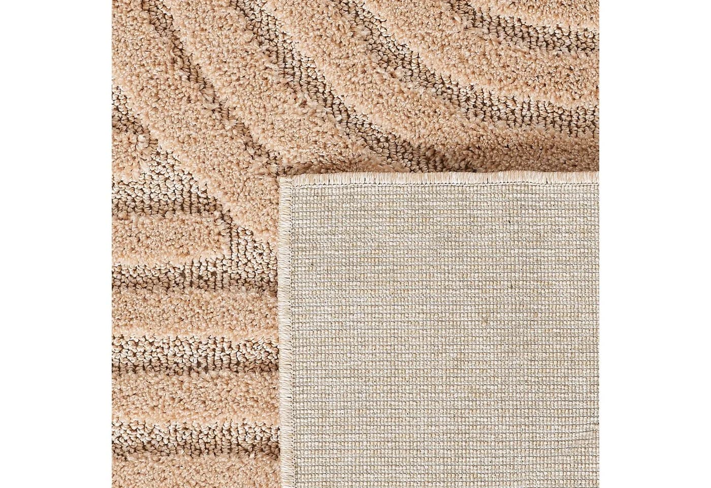 Teppium Hochflor-Teppich Boho-Design Rund 20 mm - Bild 5