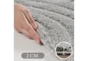 Teppium Hochflor-Teppich Boho-Design Grau Silber Rund Bild 4