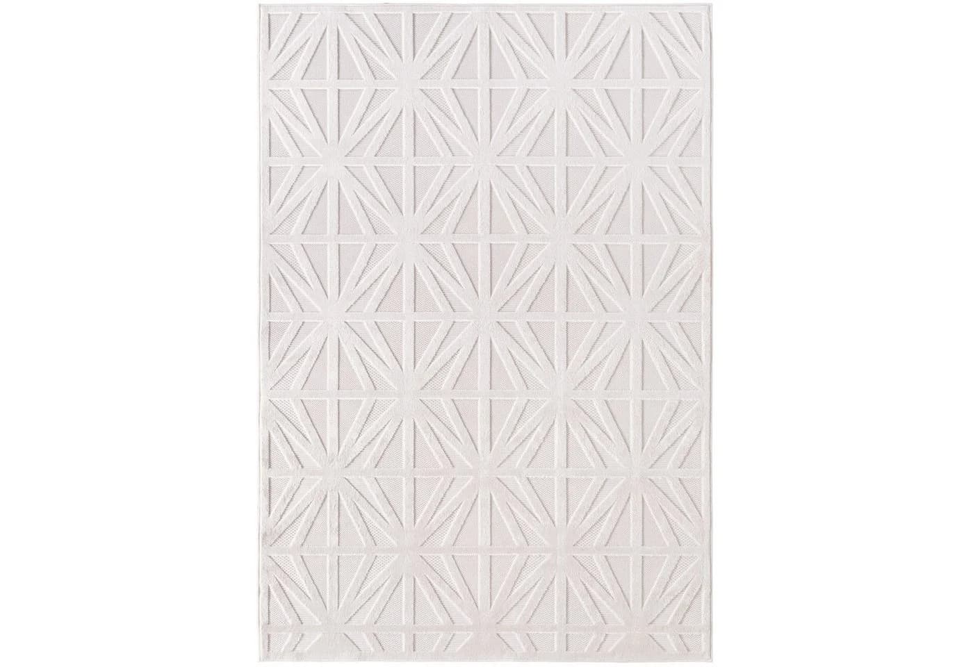 Teppium Teppich Rauten Design Indoor Outdoor Wetterfest 3D Optik - Bild 2