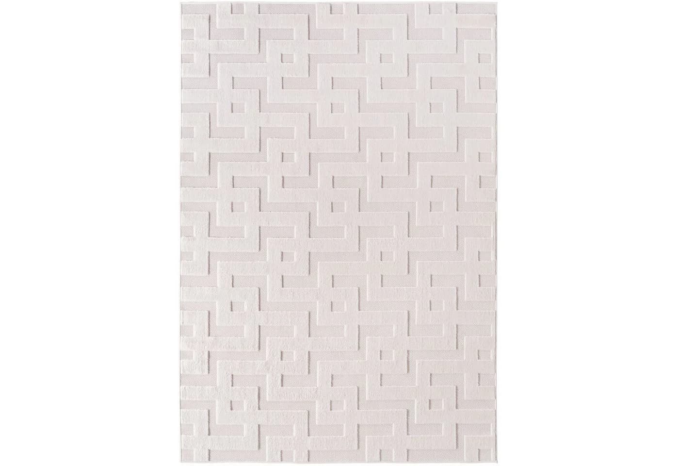 Teppium Teppich Labyrinth-Design Indoor Outdoor Wetterfest 3D Optik - Bild 2