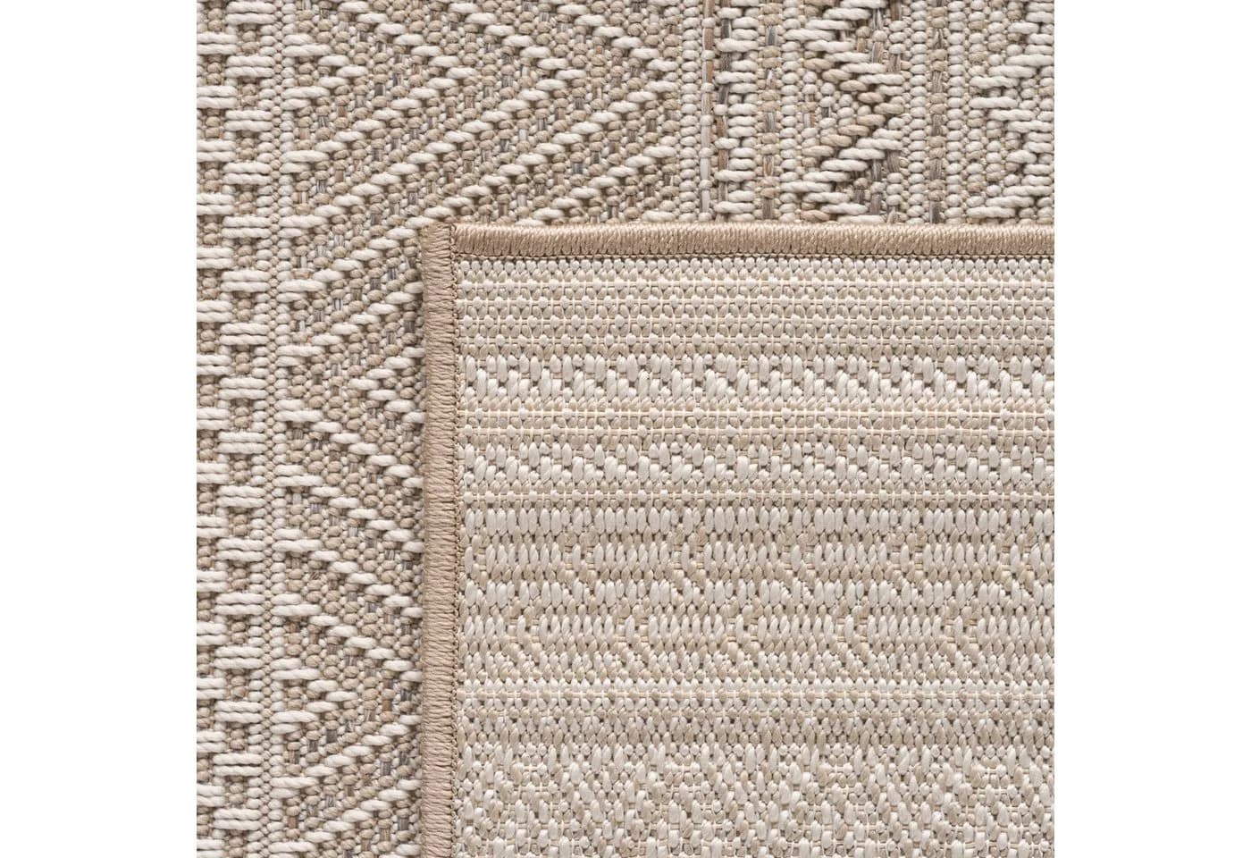 Teppium Outdoor Teppich Beige Polypropylen Wetterfest - Bild 4