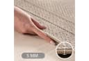 Teppium Outdoor Teppich Schlichter Flatweave 5 mm Indoor Outdoor Wetterfest 3D Optik Bild 3