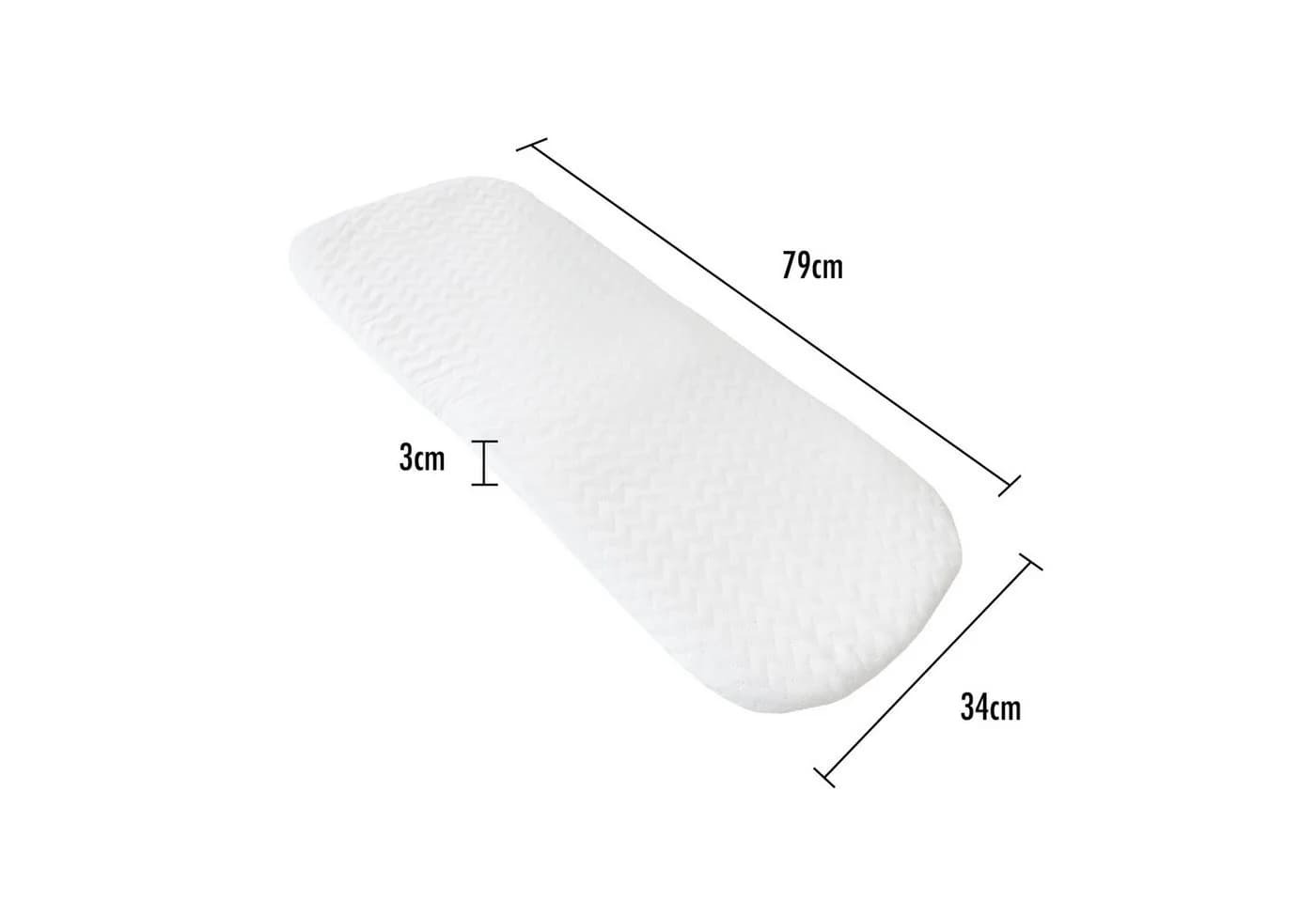 Daliya® Babymatratze NEOMOVE für Kinderwagen, 3 cm dick, atmungsaktiv - Bild 4