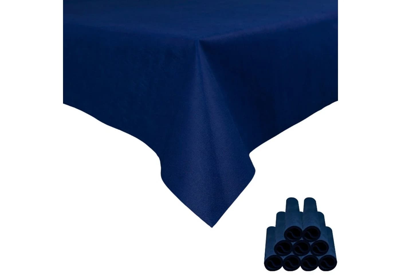 Sensalux Tischdecke Blau 10er Pack abwaschbar Vlies - Bild 2