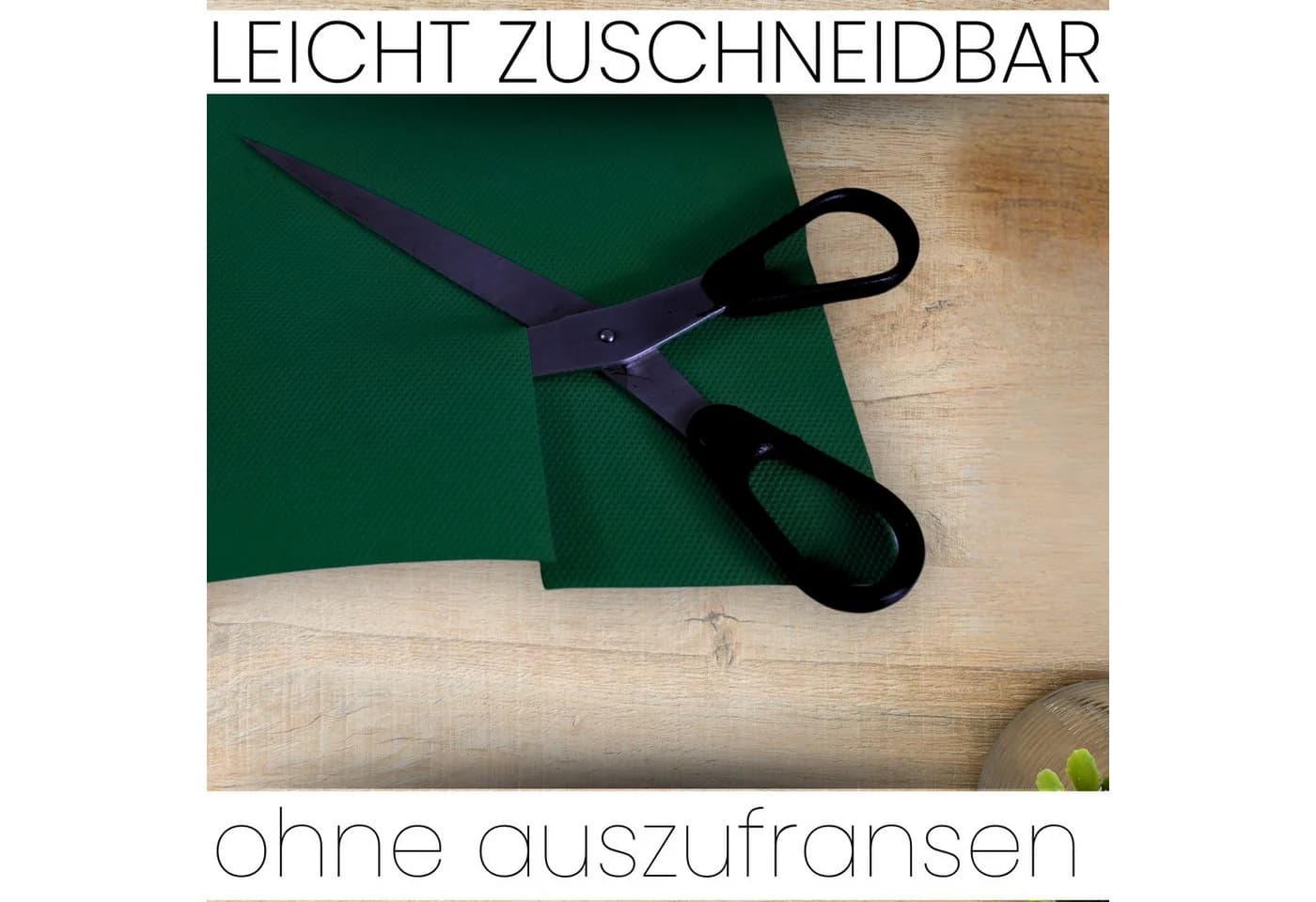 Sensalux Tischdeckenrolle 1,18m x 10m Grün Vlies - Bild 4