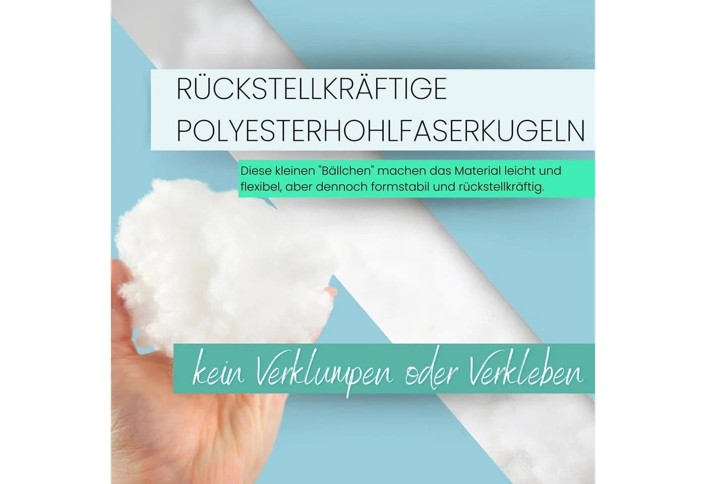 AMF Life Kissenfüllung Weiß, waschbar bis 95°C, OEKO-TEX® zertifiziert - Bild 4