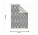 Jimri Wendeteppich Kelim Grau/Weiß Boho Kilim Bild 3