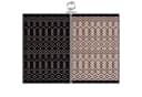 Jimri Teppich Kelim Wendeteppich Schwarz-Beige Boho-Kilim Bild 1