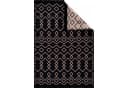 Jimri Teppich Kelim Wendeteppich Schwarz-Beige Boho-Kilim Bild 3