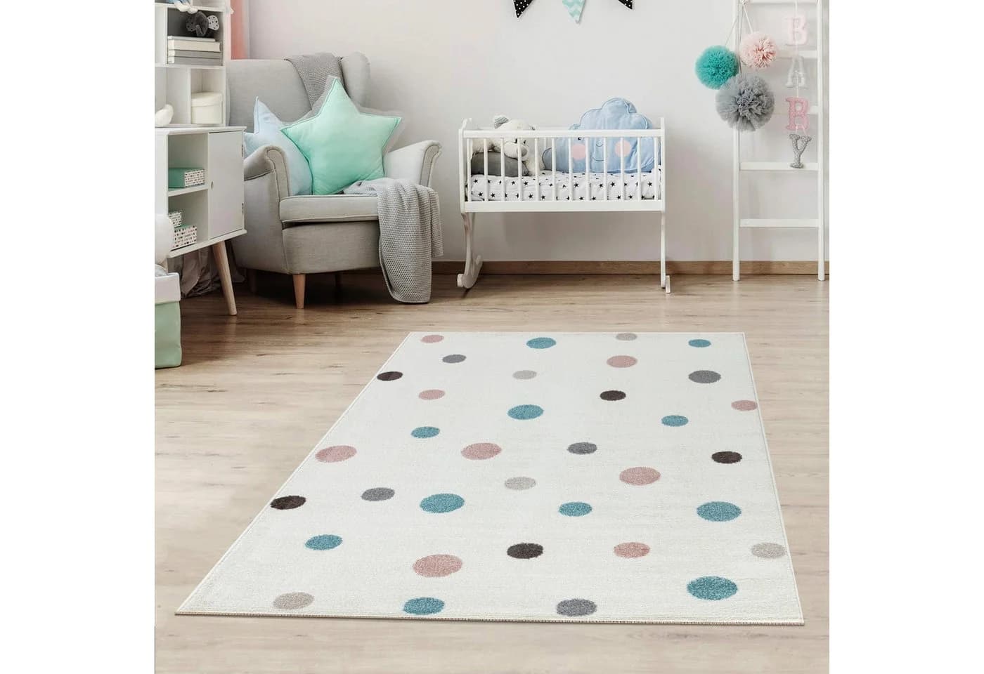 Jimri Kinderteppich DOT'S Teppich für Kinderzimmer - Bild 2