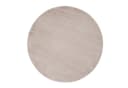 Jimri Teppich Fluffy Beige Kurzflor Läufer Rund Modern Bild 1
