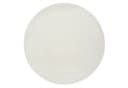 Jimri Teppich Lotus Rund Cream-Weiß Kurzflor Uni Bild 1