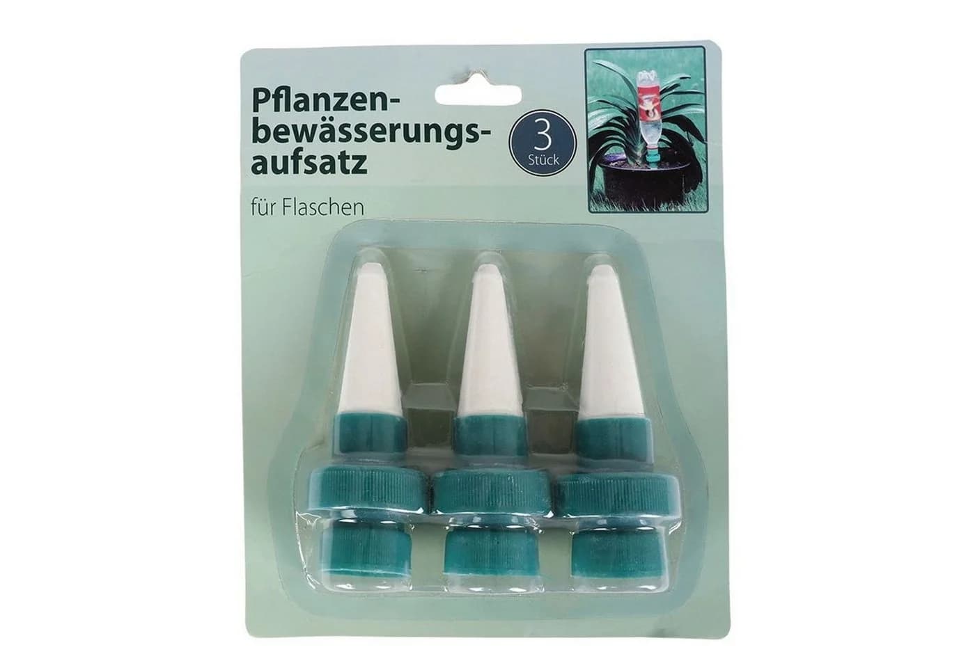 BURI Bewässerungssystem Pflanzenbewässerungsaufsatz 3er-Set Blumentopf Wasserspender - Bild 2