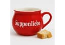 BURI Suppentassen 4er Set Keramik mit Henkel bunt Bild 3