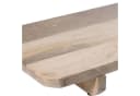 BURI Servierbrett XL aus massivem Holz, rustikal Bild 1